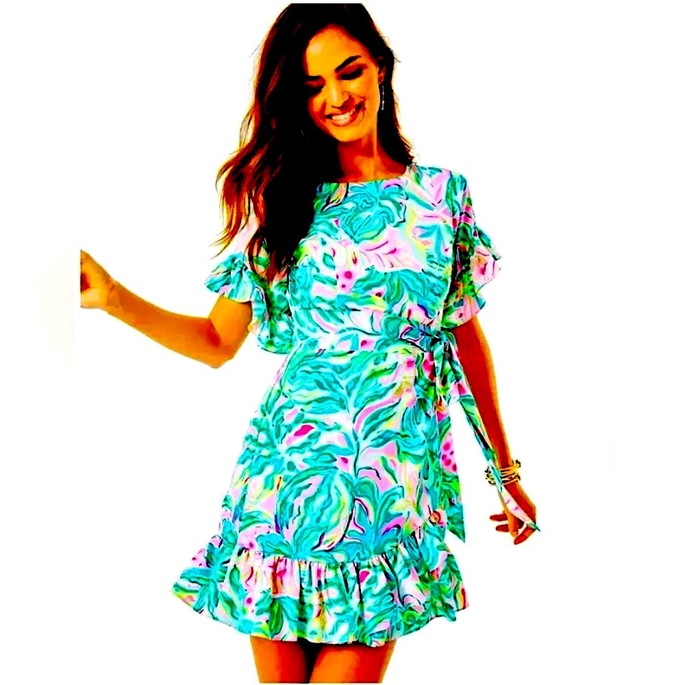 Lilly Pulitzer Darlah Stretch Dress Multi One In A Melon